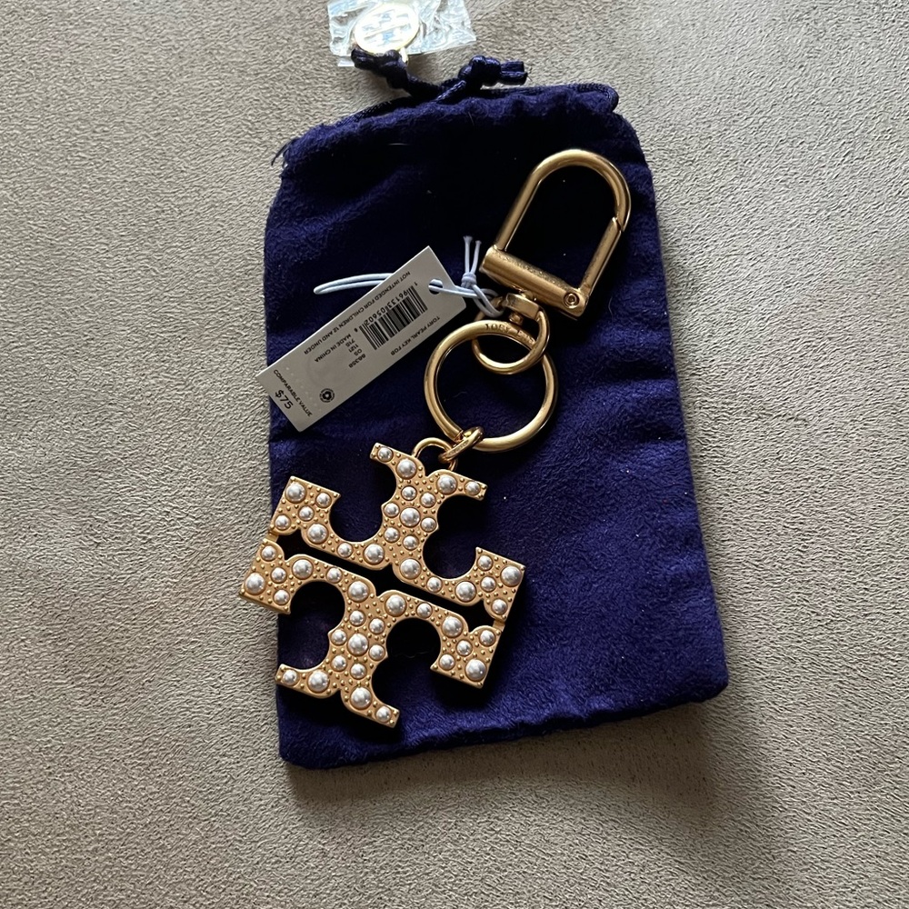 Tory Burch Keychain/Bag charm